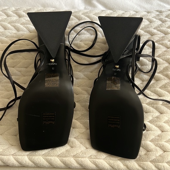 REVOLVE - RAYE black strapped heeled sandals - Picture 4 of 4